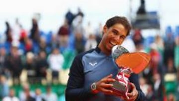 Nadal volvió a morder un trofeo de Masters 1.000.