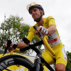 El maillot amarillo sigue en el UAE