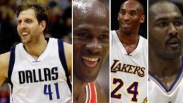 Dirk Nowitzki supera a Jordan y queda tras Karl Malone y Kobe
