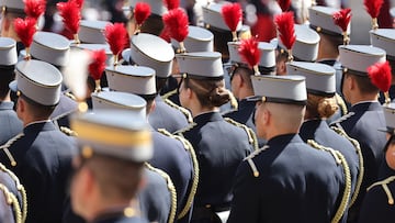 La Princesa Leonor en el 40 aniversario de la jura de Bandera del Rey Felipe VI en el Ejército de Tierra en la Academia General Militar de Zaragoza a 04 de Mayo de 2024 en Zaragoza (España).
REY FELIPE VI;JURA BANDERA;ACADEMIA GENERAL MILITAR DE ZARAGOZA;CASA REAL;FAMOSOS;
José Ruiz / Europa Press
04/05/2024