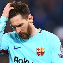 Messi, desaparecido en las fases finales desde 2011