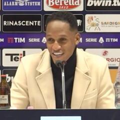 Yerry Mina y su llegada a Cagliari: “Estoy muy feliz de estar acá”