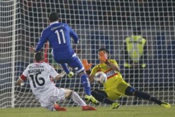 Universidad de Chile recibió a Curicó en el Nacional.