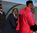 Yerry Mina conoce a la plantilla del Barça: "Un placer panitas"