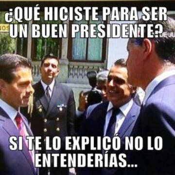 Los memes de la visita del América con Peña Nieto