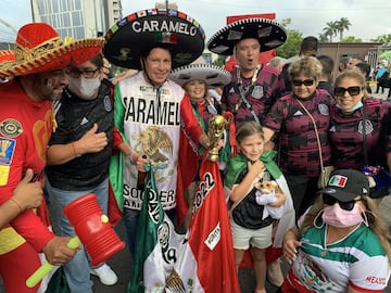 Las postales del Costa Rica vs México