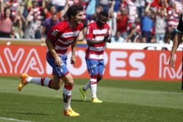 Alegría de Mainz después de anotar el 1-0