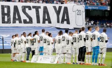 Este es el último minuto que se ha incorporado al fútbol español. Tras los lamentables insultos racistas que sufrió el jugador brasileño en Mestalla, el Bernabéu decidió mostrarle su apoyo en el minuto 20, del siguiente partido en casa, coreando su nombre.  Es el primer minuto que se le dedica a un jugador en activo. 