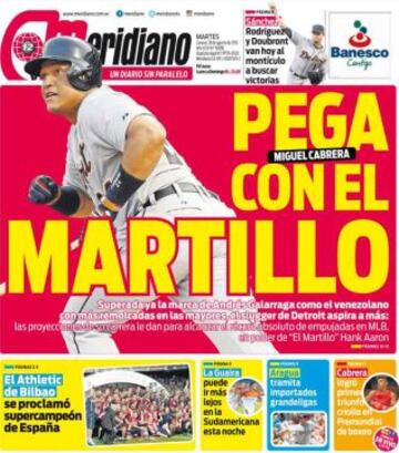 Portadas de la prensa deportiva