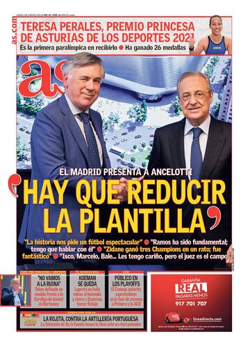 Las portadas de AS de junio