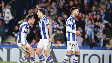 06/02/25 PARTIDO UNICO COPA DEL REY
REAL SOCIEDAD - OSASUNA
SEGUNDO GOL BRAIS MENDEZ 2-0 ALEGRIA
