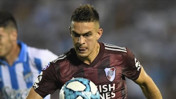 Rafael Santos Borr&eacute; durante un partido con River Plate.