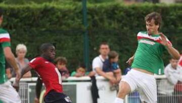 <b>MEDIA HORA. </b>llorente salió en la segunda parte y jugó un poco más de treinta minutos ante el Lille.