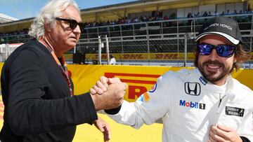 Briatore con Alonso.