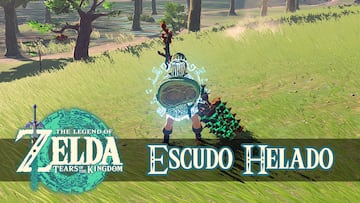 the legend of zelda tears of the kingdom nintendo switch guia escudo helado carne caza helada