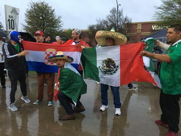 Las mejores postales del color y la emoción previo al México vs Croacia