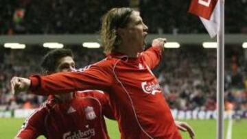<b>REGRESO.</b> El técnico del Liverpool Rafael Benitez confirmó la presencia de Fernando Torres en el partido de Liga de Campeones frente al Atlético de Madrid.