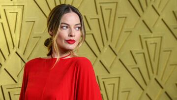 LONDON, ENGLAND - JANUARY 12: Margot Robbie attends the UK Premiere of "BABYLON" at BFI IMAX Waterloo on January 12, 2023 in London, England. (Photo by Joe Maher/Getty Images)