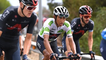 Egan Bernal, corredor del Ineos, se&ntilde;al&oacute; luego de finalizada la etapa 11 de La Vuelta que a pesar que no est&aacute; en su mejor nivel, luchar&aacute; hasta el final