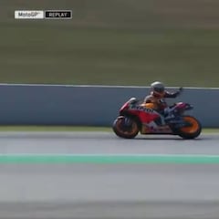 Rins lidera los libres y bronca de Márquez a Lorenzo en la curva 3