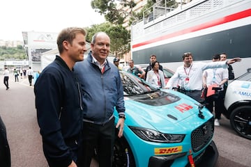 Nico Rosberg y el Príncipe Alberto de Monaco
