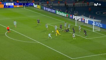 Hay que verlo: lo que hizo Oblak en el 1-2 para que el Atleti marcara tras 93′ de cerrojazo