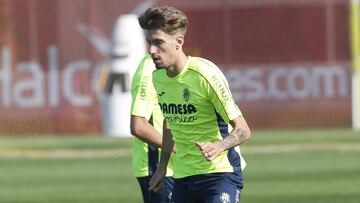 Samu Castillejo, de inicio ante el Celta de Vigo.