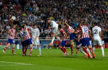24/05/2014. El Real Madrid consiguió la ansiada Décima tras vencer al Atlético en la final por 4-1.  Sergio Ramos marcó de cabeza en el 93 el gol del empate (1-1) que forzaba la prórroga.