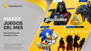 PS Plus: ya disponibles los juegos gratis de marzo de 2022 para PS4 y PS5