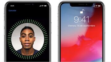 iPhone 14 con Touch ID y Face ID bajo pantalla, según una patente Apple