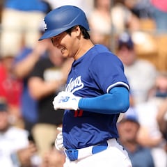 La reacción de Shohei Ohtani tras su debut con los Dodgers