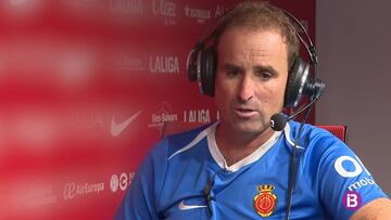 Jagoba Arrasate, entrenador del Mallorca, en una entrevista a IB3.