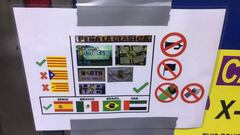 Prohibidas las banderas independentistas en el Real Madrid-Gremio.