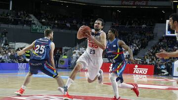 08/01/17 BALONCESTO PARTIDO ACB ENDESA
REAL MADRID - MORABANC ANDORRA
SERGIO LLULL