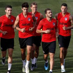 Morata completó la primera sesión en Majadahonda