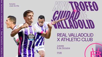 El Athletic jugará en Zorrilla el XLVI Trofeo Ciudad de Valladolid