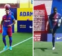 Las redes se ceban con esto: las diferencias entre la presentación de Adama y Dembélé