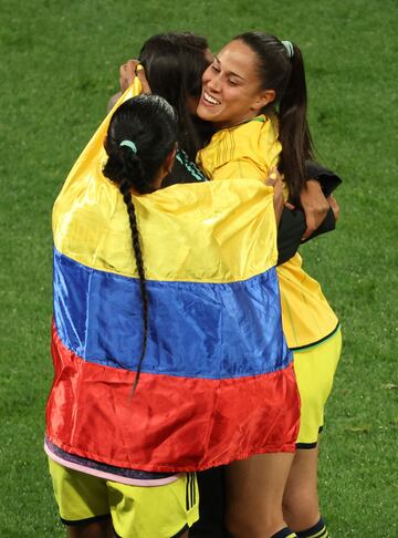Colombia y Jamaica se enfrentaron por los octavos de final del Mundial Femenino de Australia - Nueva Zelanda 2023 en el AAMI Park de Melbourne.