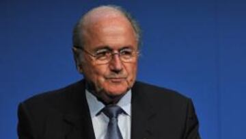 Blatter, presidente de la FIFA.