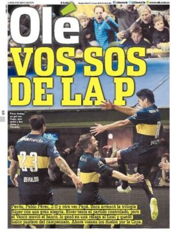 Portadas de la prensa deportiva