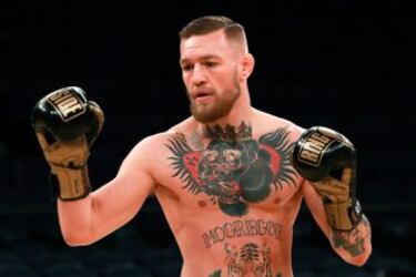 El campeón de peso pluma Conor McGregor