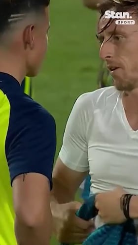 James y Modric, el reencuentro que genera nostalgia madridista