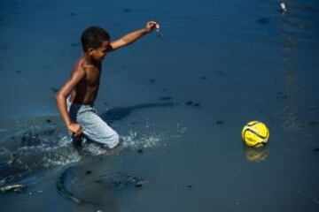 Fútbol en las calles de Olinda