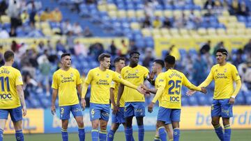 Jugadores de la UD Las Palmas.