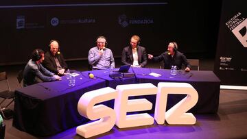 Robinson, durante la grabación del programa.