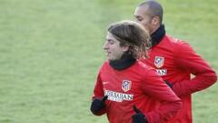 Filipe Luis ya se entrena