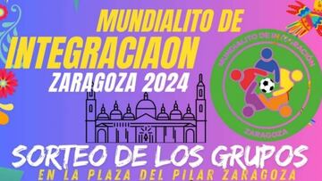 Este s¨¢bado se celebra el sorteo del Mundialito de la Integraci¨®n