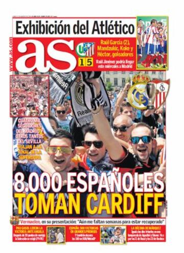 Las portadas de AS de agosto