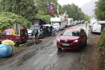 El 4X4 hace que aumente la seguridad y el agarre en los puertos del Tour de Francia especialmente cuando llueve.