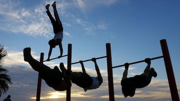 La calistenia es la práctica deportiva a través del peso del cuerpo.